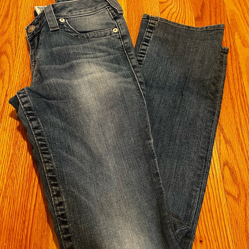 True Religion Dark Blue Straight Leg Jeans